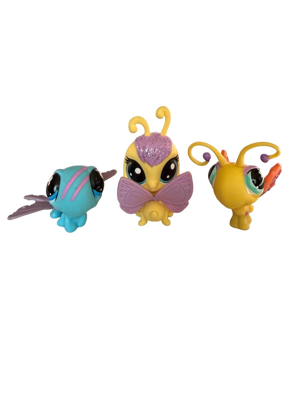Littlest Pet Shop Dragonfly 1725 Butterfly 497 Glitzy Prettyfly Butterfly 2-S12